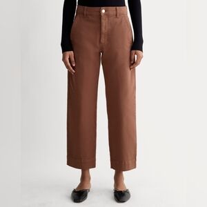 Everlane Chocolate Brown Trousers
